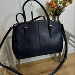 Coach TURNLOCK CARRYALL
SATCHEL LEATHER NAVY LEATHER BAG Photo 3