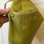 Kate Spade REHAB Lime Green Soft Leather Tote Handbag Photo 3