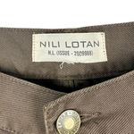 Nili Lotan Boyfriend Pant Straight Leg Mocha Brown Size 27 See Measurements Photo 9
