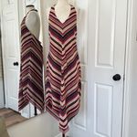 Y2k vintage stripe scarf hem halter midi dress Pink Size 14 Photo 9