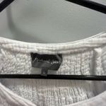 Michael Stars  smocked peasant white top Photo 2