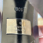 Gucci gray/black heels size 10B Photo 7