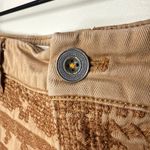Anthropologie Pilcro Hyphen Brown Embroidered Shorts SZ 26 Mid-Rise Boho Hippie Photo 5