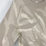 Athleta Jacquard Textured Crew Sweater Merino Wool Size Medium M EUC L2377 Photo 5