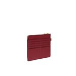 Coach NWT L Zip Wristlet Cherry/Brass Photo 2