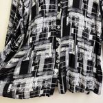 Ethyl Clothing Top Womens Size 2XL Black Long Sleeve Button Up Patchwork NWT Photo 4