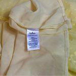 Lulus  Women’s Bimini Light Yellow Swiss Dot Tie-Strap Midi Dress Size XL NWT Photo 10