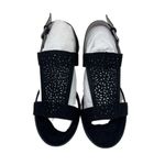 Karen Scott  Rheana Black Wedge Cut-Out Slingback Sandals Shoes 8.5 Photo 2