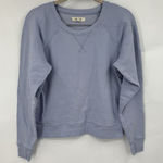 Madewell  Crew Neck‎ Raglan Sleeve Sweatshirt Women Small Blue Casual Athleisure Photo 0