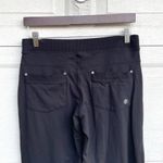 Athleta Womens Pants Black BALA Adjustable Ankle Yoga Athletic Small Photo 4