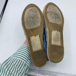 J.Crew  Made-in-Spain cap‎ toe slingback espadrilles in denim size 8 READ FLAWED Photo 2
