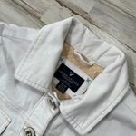 American Eagle 2000s Y2k American‎ Eagle White Corduroy Button Jacket Womens Size M Photo 2