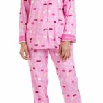 Live Love Flannel Pajama Set Multiple Size XXL Photo 0