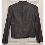 Fox Riders Co. Faux Leather‎ Light Gray Women's Three Pocket Jacket Size M Size M Photo 2