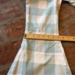 We The Free Blue and White Plaid Just Float On high-waist flare jeans size 29 Photo 7