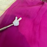 Bebe Y2K fuscia silk beaded babydoll with adjustable straps #glam #siren #Y2K Photo 11