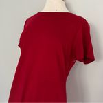 Old Navy NWOT Red Stretchy Short Sleeve Sheath Dress Size L Photo 2
