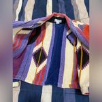 Sandy Starkman Colorful Geometric thick Patterned Jacket Orange Size M Photo 4