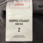 EXPRESS  Black Camo Cropped Straight Jeans Photo 6