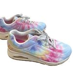 Skechers  Womens Tie-Dye Athletic Sneakers Lace-Up Comfort Shoes 11 SKU 7707 Photo 3