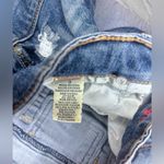 Dollhouse  Women’s Blue Distressed Denim Shorts Photo 5