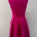  Trina Turk Women's Round Neck Sleeveless Fit Flare Mini Dress Pink 2 Photo 1