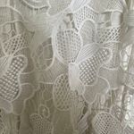 EXPRESS White Crochet Lace Dress Photo 4