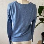 Tahari Women's Blue Cashmere V- Neck Sweater  Photo 2