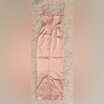 House Of CB New  Stefania Underwire Corset Bodice Satin Gown soft peach sz XS Photo 8