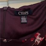 CHAPS Purple Floral Dress Sleeveless. Petite Large Photo 1