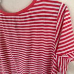 Liz Claiborne  Red and White Striped Sleepwear pajama set size XL Photo 7