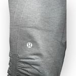 Lululemon In The Flow Crop II Leggings 4 Seamless Heathered light Gray W6B41S Photo 6