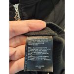 Bebe Short Zip Up Hoodie Y2K Style Womens L Black White Stripe Rhinestone Logo Photo 7