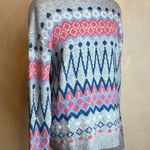 st. john's bay  Women's Multicolor pullover long sleeve FairIsle sweater|Size:M Photo 1