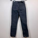Abercrombie & Fitch Abercrombie Distress 90s Straight Ultra High Rise Women Black Jeans Size 24 /00L Photo 1
