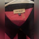 Court & Rowe 100% Linen Colorblock Short Sleeve Shirt Dress Photo 5