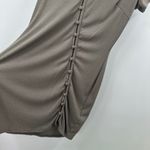 Urban Outfitters nola Collared Shirt Dress Dark Green Size Medium Photo 2