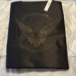 Victoria's Secret NWT  Black Satin Fashion Show  2025 Tote Photo 0
