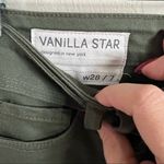 Vanilla Star Jeans NWT Vanilla Star Olive Green Belted High Rise Square Pocket Skinny Jeans Photo 10