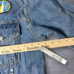 NEW FISLL Angel Reese 5 Chicago Sky Denim Jacket Medium Blue Womens Basketball Photo 6