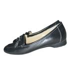 Etienne Aigner  Black leather Loafers with Logo Detail. Ntn Photo 6