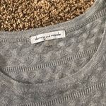 Danny & Nicole Sz L Sweater Dress  Color Block Gray Black Cream Photo 2