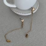 Lulus Heart + chain earrings Photo 2