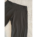 Fleece Lined Leggings 3 Pack Womens XXL Black Pockets Yoga Pants Warm Winter NWT Photo 3