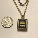 Vintage Gold Tone Fastrac Quartz Watch Chain Link Necklace Photo 2