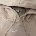 Nike Womens Crème Center Swoosh Hoodie Sweatshirt Large Photo 2