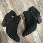 Paul Green  black suede Malibu Sliced booties 7.5 US Photo 3
