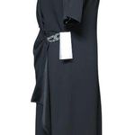 DKNY Surplice Neck Embellished Scuba Dress Photo 3