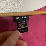 Torrid Magenta Ombre Rayon Cap Sleeve Blouse Size 2X Photo 2
