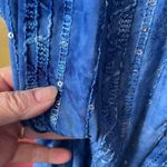 Sami & Jo  size PL V neck sequins peplum hem boho fairy core top. Photo 2